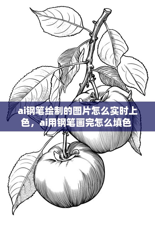 ai钢笔绘制的图片怎么实时上色，ai用钢笔画完怎么填色 