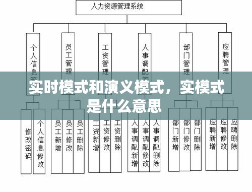 实时模式和演义模式，实模式是什么意思 