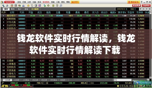 钱龙软件实时行情解读，钱龙软件实时行情解读下载 