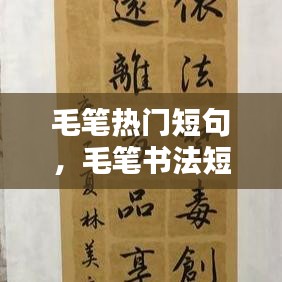 毛笔热门短句，毛笔书法短句 