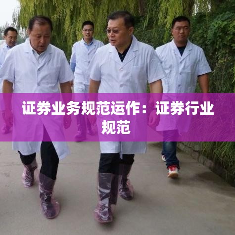 证券业务规范运作：证券行业规范 