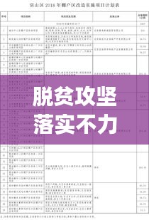 脱贫攻坚落实不力奖惩：脱贫攻坚绩效考核反馈问题整改报告 