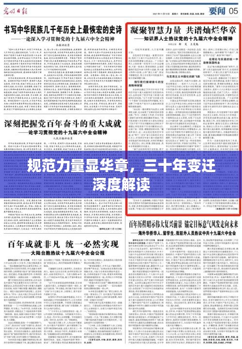 规范力量显华章，三十年变迁深度解读