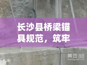 长沙县桥梁锚具规范，筑牢安全质量防线，保障桥梁建设品质卓越