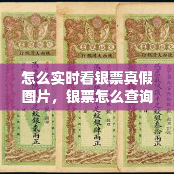 怎么实时看银票真假图片，银票怎么查询 