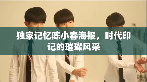 独家记忆陈小春海报，时代印记的璀璨风采