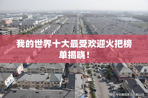 我的世界十大最受欢迎火把榜单揭晓！