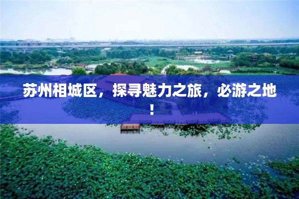 苏州相城区，探寻魅力之旅，必游之地！